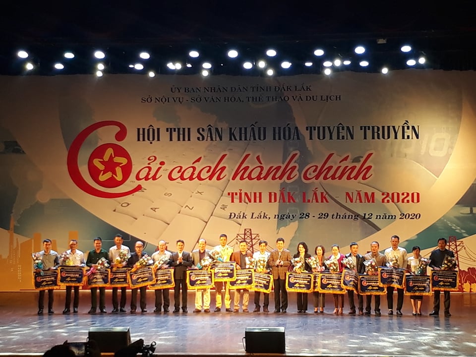 Hội thi sân khấu hóa tuyên truyền cải cách hành chính tỉnh Đắk Lắk